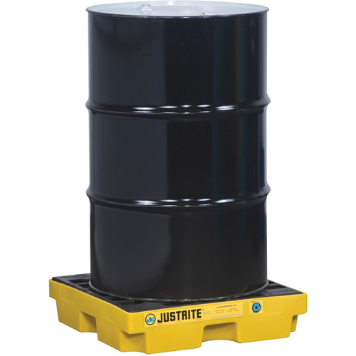 EcoPolyBlend Accumulation Centers, 12 US gal. Spill Capacity, 25" x 25" x 5.5" Oxymax Inc