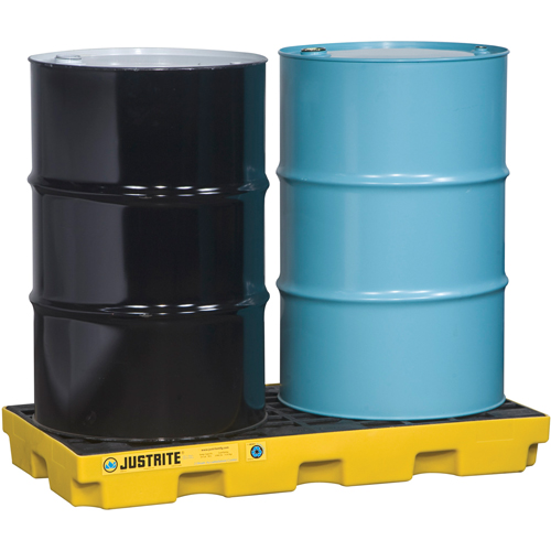 Centres d'accumulation EcoPolyBlend, Capacit&eacute; de d&eacute;versement 24 gal. US, 49" x 25" x 5,5" Oxymax Inc
