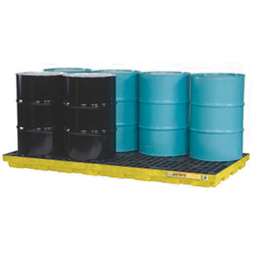 EcoPolyBlend Accumulation Centers, 98 US gal. Spill Capacity, 97" x 49" x 5.5" Oxymax Inc