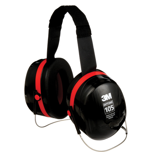 Serres-t&ecirc;tes de s&eacute;rie Peltor Optime 105, Cordon cervical, 29 NRR dB Oxymax Inc