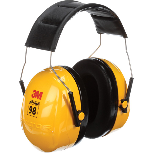 Serres-t&ecirc;tes de s&eacute;rie Peltor Optime 98, Bandeau, 25 NRR dB Oxymax Inc