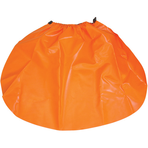 &eacute;cran anti-pluie pour casque de s&eacute;curit&eacute;, Taille unique, Orange, Nylon/PVC Oxymax Inc