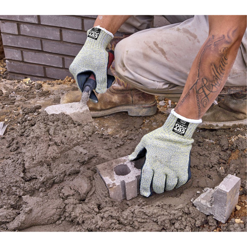Hero Cut Resistant Gloves, Size Small/7, 7 Gauge, HDPE/Kevlar&reg;/Stainless Steel Shell, ANSI/ISEA 105 Level 4 Oxymax Inc