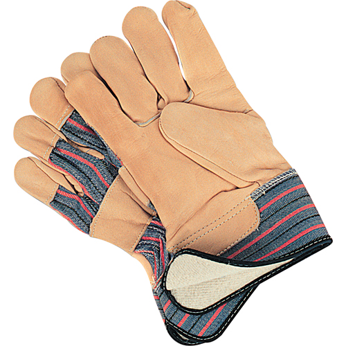 Gant pour ajusteur doubl&eacute;s pour l'hiver r&eacute;sistant &agrave; l'abrasion, Grand, Paume en Cuir fleur de vache, Doublure en Molleton de coton Oxymax Inc