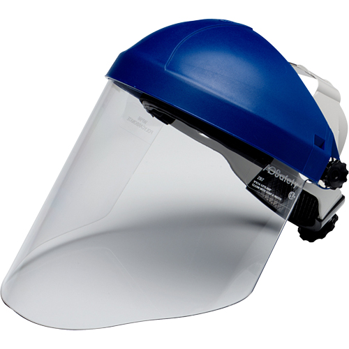 Ratchet Headgear with Faceshield, Polycarbonate, Ratchet Suspension Oxymax Inc