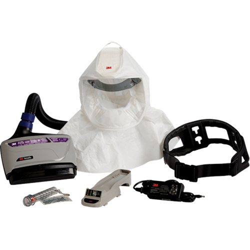 Trousse Easy-Clean pour APR motoris&eacute; TR-600 de Versaflo, Capuchon & visi&egrave;re, Pile Lithium-ion Oxymax Inc