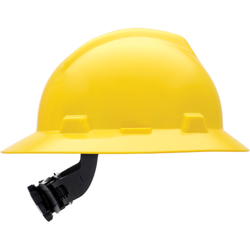 Casques de s&eacute;curit&eacute; &agrave; bordure compl&egrave;te V-Gard, R&eacute;pond aux normes CSA type 1, Suspension Rochet, Non ventil&eacute; Oxymax Inc
