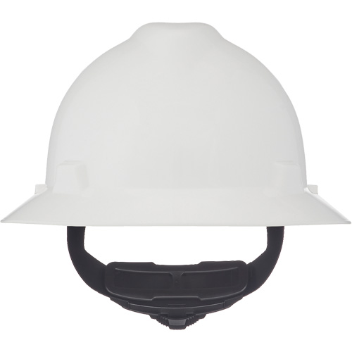 Casques de s&eacute;curit&eacute; &agrave; bordure compl&egrave;te V-Gard, R&eacute;pond aux normes CSA type 1, Suspension Rochet, Non ventil&eacute; Oxymax Inc