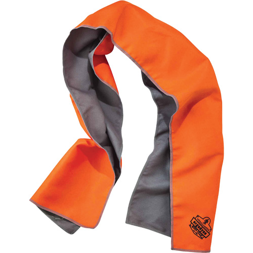 Serviette de refroidissement en microfibre Chill-Its 6602MF, Orange haute visibilit&eacute; Oxymax Inc