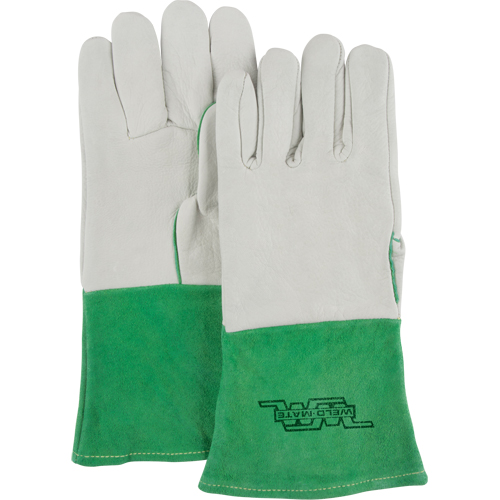 Gants de soudage TIG de premi&egrave;re qualit&eacute;, Cuir fleur de vache, Taille Moyen Oxymax Inc