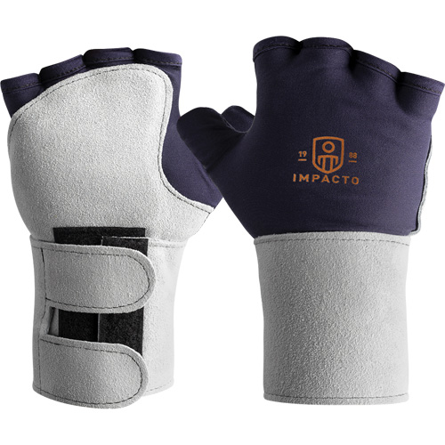 Anti-Impact Glove With Wrist Support, Large, Synthetic Palm, Slip-On Cuff Oxymax Inc