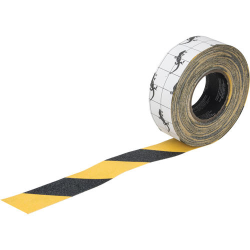 Ruban antid&eacute;rapant de premi&egrave;re qualit&eacute;, 2" x 60', Noir & jaune Oxymax Inc
