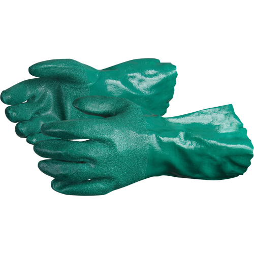 Gants Chemstop avec prise en poudre de c&eacute;ramique, Taille Moyen/8, 12" lo, Nitrile, Doublure en Jersey de coton, 40-mil Oxymax Inc