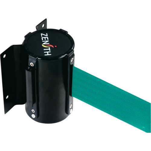 Barri&egrave;re &agrave; fixation murale, Acier, Fixation par vis, 7', Ruban Vert Oxymax Inc