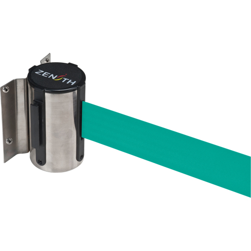 Barri&egrave;re &agrave; fixation murale, Acier, Fixation par vis, 7', Ruban Vert Oxymax Inc
