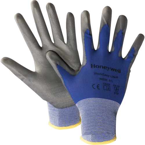 Gants mod&egrave;le WE50 Lite North Workeasy, 9/Grand, R&ecirc;vetement Polyur&eacute;thane, Calibre 18, Enveloppe en Nylon Oxymax Inc