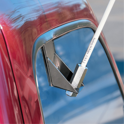 Safety Whip&reg; Light-Duty Whips, Window Mount, 5' High, Orange Oxymax Inc