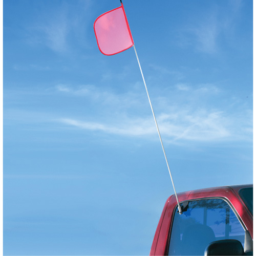 Safety Whip&reg; Light-Duty Whips, Window Mount, 5' High, Orange Oxymax Inc