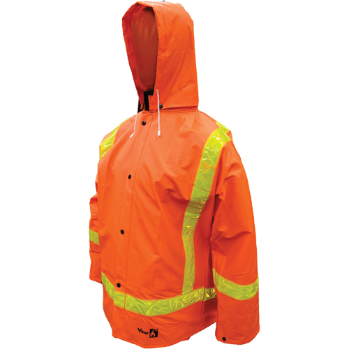 V&ecirc;tements imperm&eacute;ables en PVC ignifuges Open Road , Petit, Orange Oxymax Inc