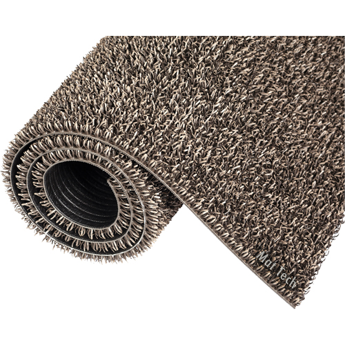 Astro-Plus Mat, Polyethylene, Scraper Type, Textured Pattern, 3-3/10' x 4', Brown Oxymax Inc