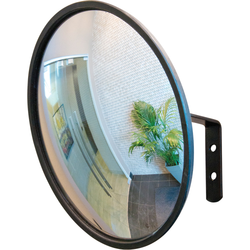 Miroir convexe avec support, Int&eacute;rieur/Ext&eacute;rieur, Diam&egrave;tre 12" Oxymax Inc