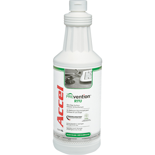 Peroxyde d'hydrog&egrave;ne PREVention Accel, Serviette, Antiseptique Oxymax Inc