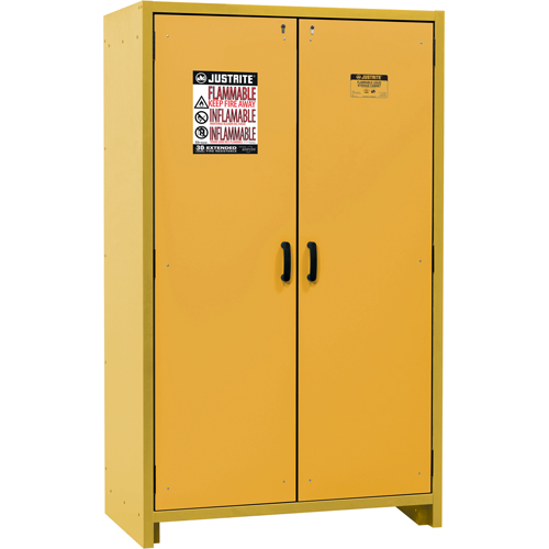 Armoire d'entreposage 30 minutes s&eacute;curitaire et conforme &agrave; la norme EN, 45 gal., 2 Porte(s), 45,83" La x 76,65" h x 24,21" p Oxymax Inc
