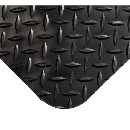 Smart Mats No.497, Diamond, 4' x 10' x 1", Black, PVC/Urethane Oxymax Inc