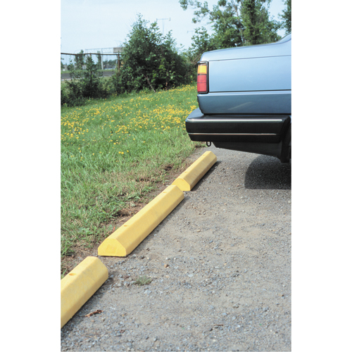 Butoirs pour voitures, Plastique, 4' l, Jaune Oxymax Inc
