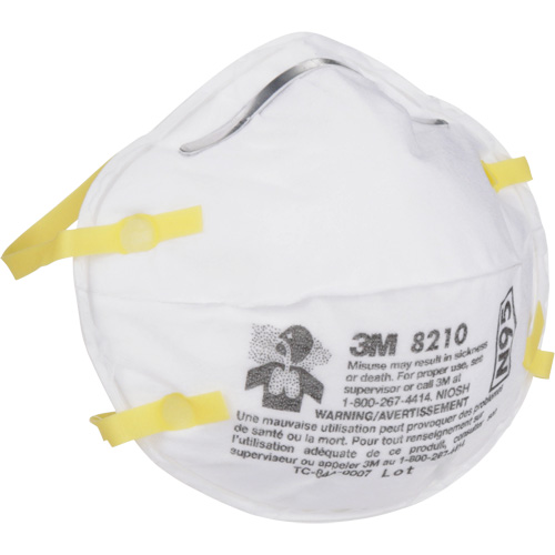 8210 Particulate Respirators, N95, NIOSH Certified Oxymax Inc