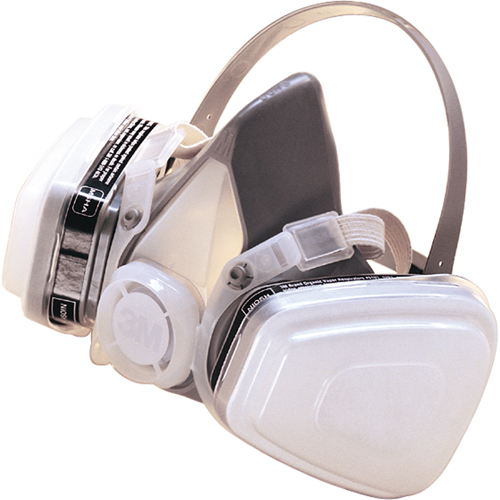 Respirateur jetable &agrave; demi-masque P95 peinture &agrave; pulv&eacute;riser/pesticides, &eacute;lastom&egrave;re/Thermoplastique, Moyen Oxymax Inc