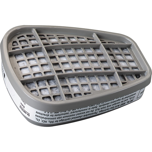 Cartouches pour respirateur s&eacute;rie 6000, Cartouche gaz/vapeur, Gaz acide Oxymax Inc