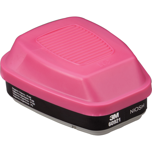 Cartouches pour respirateur s&eacute;rie 6000, Cartouche gaz/vapeur, Vapeurs organiques/P100 Oxymax Inc