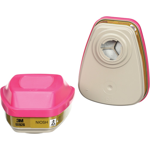 6000 Series Respirator Cartridges, Gas/Vapour Cartridge, Multi-Gas/Vapour/P100 Oxymax Inc