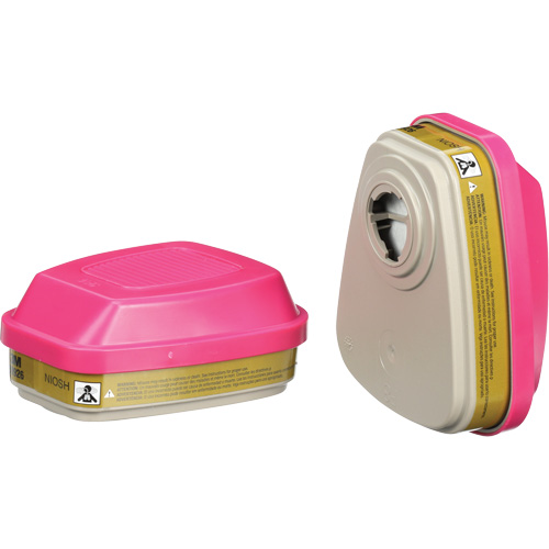 6000 Series Respirator Cartridges, Gas/Vapour Cartridge, Multi-Gas/Vapour/P100 Oxymax Inc