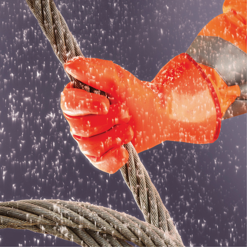 Gants Polar Grip 23-700, 9/Grand, R&ecirc;vetement PVC, Enveloppe en Nylon Oxymax Inc