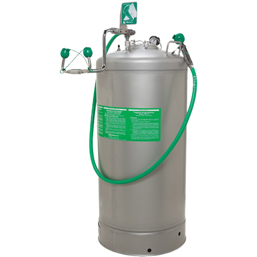 Portable Eyewash Stations, Pressurized, 37 gal. Capacity, Meets ANSI Z358.1 Oxymax Inc