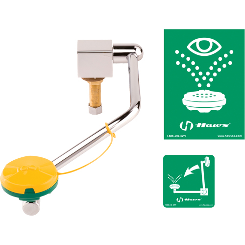 Poste de douche oculaire/faciale, Installation Montage sur &eacute;vier Oxymax Inc