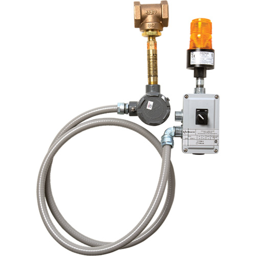 Syst&egrave;me dalarme pour les douches durgence et les installations de lavage des yeux Oxymax Inc