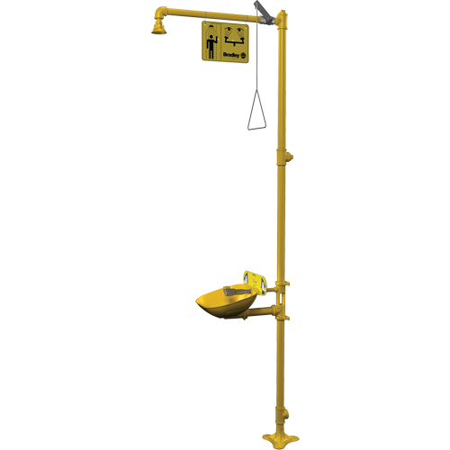 Combinaison de douche d'urgence & douche oculaire Halo Oxymax Inc