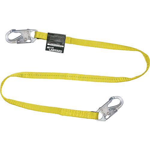 Miller&reg; Web Lanyard, 1 Legs, 6', CSA Class B, Polyester Oxymax Inc
