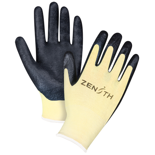 Gants r&eacute;sistants &agrave; la coupe avec prise sup&eacute;rieure, Taille 12/3T-Grand, Calibre 13, Rev&ecirc;tement Mousse de nitrile, Enveloppe en Aramide, ANSI/ISEA 105 niveau 3/EN 388 niveau 5 Oxymax Inc