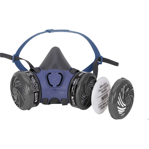 Pre-assembled Paint/Spray Pesticide 7000 Half-Mask Respirator, Elastomer/Thermoplastic, Medium Oxymax Inc
