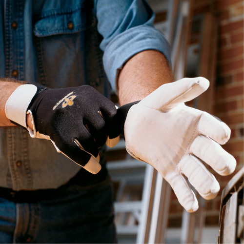Gants antivibrations Air Glove, Taille Moyen, Paume Cuir perl&eacute; Oxymax Inc