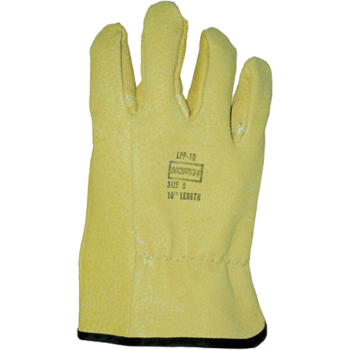 Salisbury  Leather Protector Gloves, Size 7, 10" L Oxymax Inc