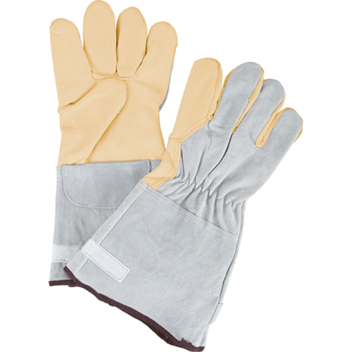 Gants de travail &agrave; ajustement d'usage standard, Grand, Paume en Cuir fleur de vache Oxymax Inc
