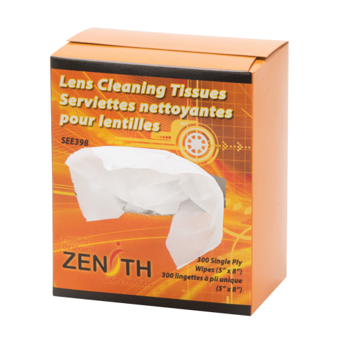 Serviettes nettoyantes pour lentilles, 5" x 8", 300 /pqt. Oxymax Inc