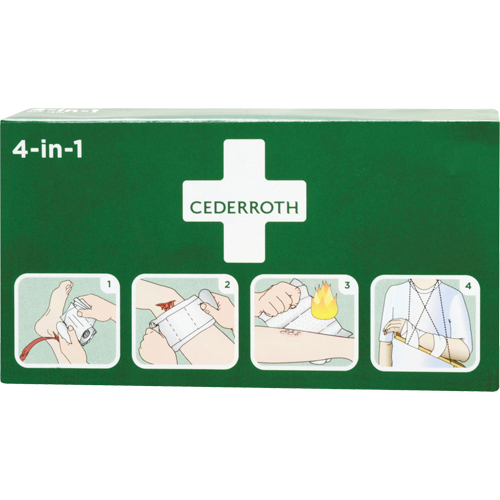 Cederroth 4-in-1 Bloodstopper, 9" L x 5-1/2" W Oxymax Inc