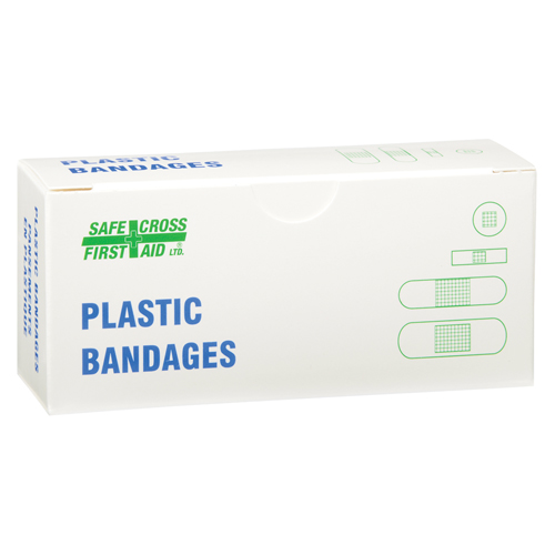 Bandages, Assorted, Plastic, Sterile Oxymax Inc