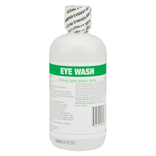 Eyewash, Full Bottle, 250 ml Oxymax Inc